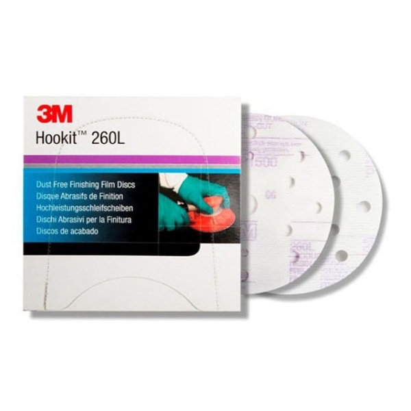 3M/ 51155 КРУГ 260L Purple абразивный,полировальный p800 с 15 отв.D=150мм (50/200) папка АКЦИЯ