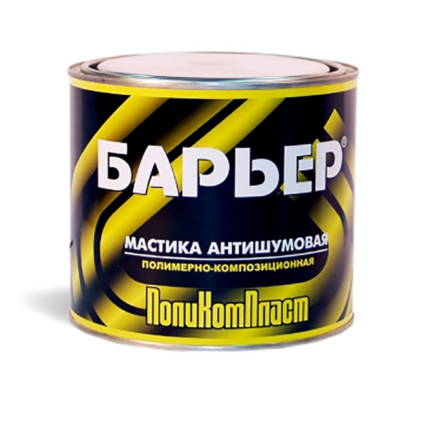 ПОЛИКОМПЛАСТ / Мастика "Барьер" антишумовая 2,2 кг РТ180127 (6)