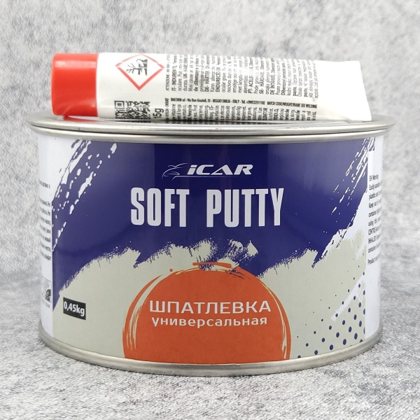 ICAR / IC-SP-0450 Шпатлевка SOFT PUTTY, 0.45 кг (18шт.)