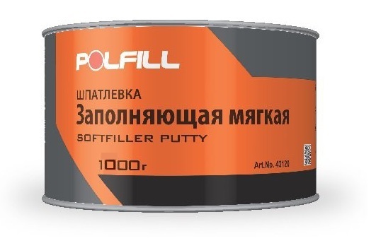 POLFILL / Шпатлевка заполняющая мягкая SOFT 1 кг, с отв. ( 8 )
